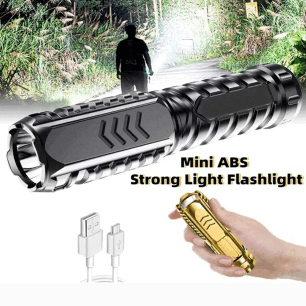 

Фонарик ABS светодиодный, многофункциональный, с Usb-зарядкой