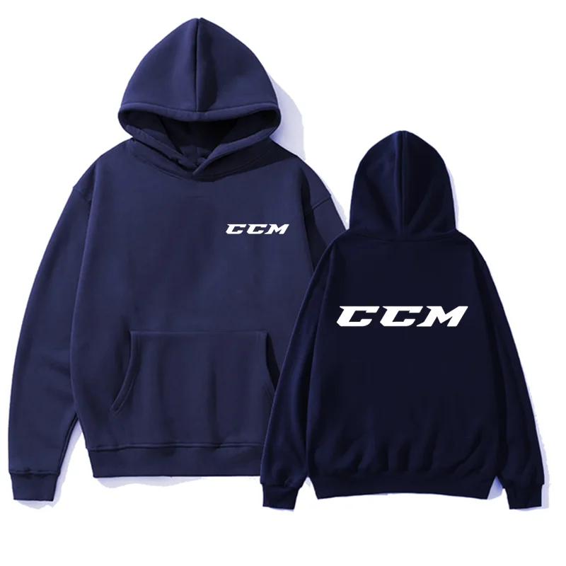 

CCM Hoodie Hoodies Sweatshirt Men Winter Autumn Hooded Homens Hip Hop Pullovers Crewneck Streetwear