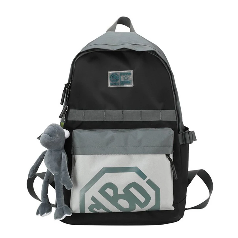 

Casual Cool School Bag for Teenage Girls Boys Middle Student School Backpack Women Large Capacity 2022 New