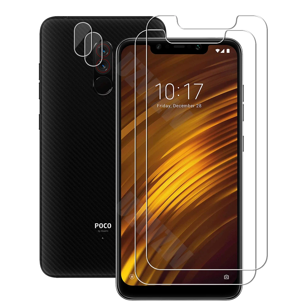 

For Xiaomi Pocophone F1 / Poco F1 Camera Lens Film & Protective HD Clear Guard Screen Protectors Tempered Glass