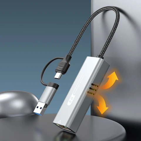 Адаптер USB-C/USB 3.1 Ethernet 5000 Мбит/с