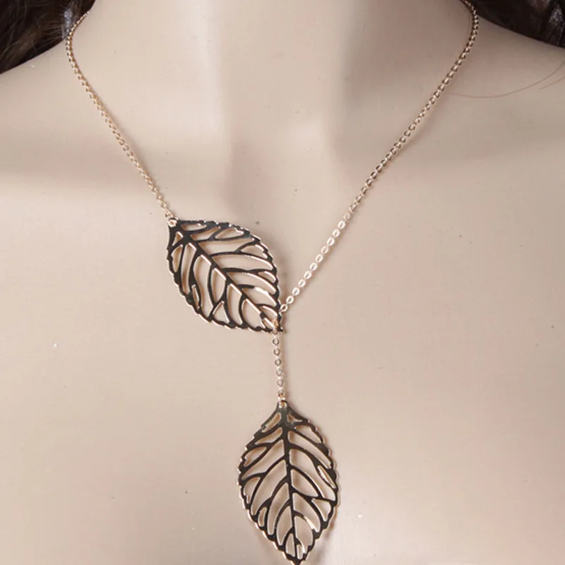 

Wool Forest Series Metal Chain Double Bone Bolt All-match Collarbone Short Temperament Ins Personality Sweater Necklace