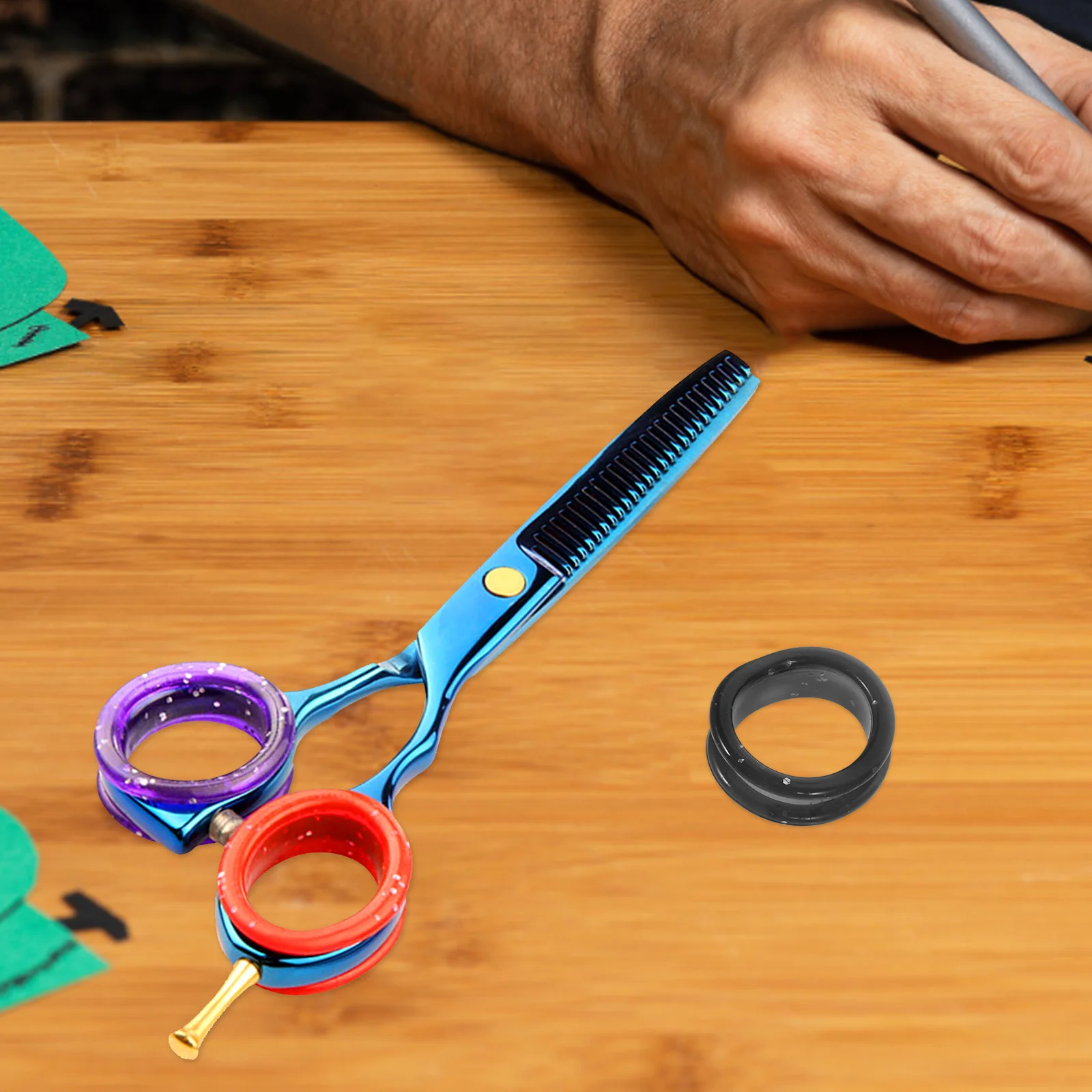 20 шт. кольцо для ножниц парикмахерский инструмент ногтей вставные кольца