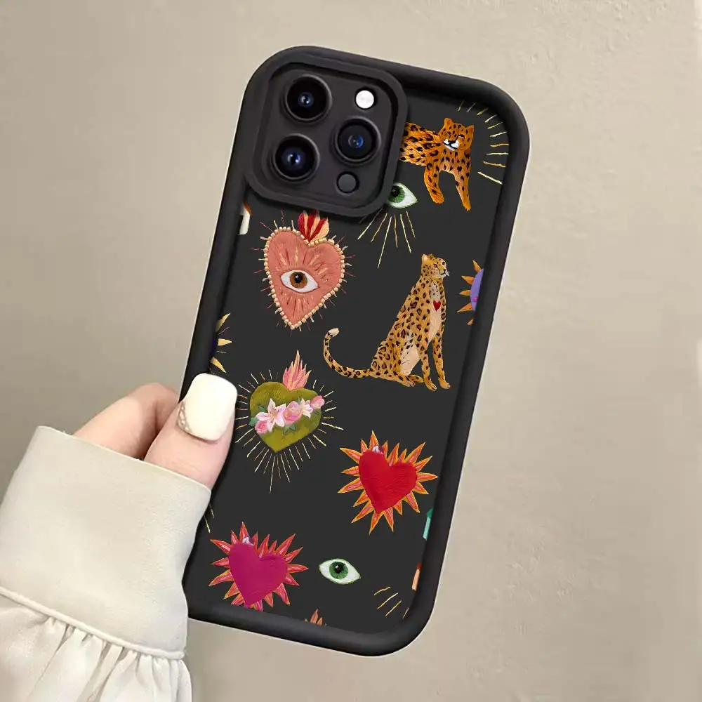Винтажный чехол для телефона с экзотическим принтом для Samsung Galaxy Note 20 S21 S25 Plus S24 FE S23 Ultra S22 A57 A56 A55 A54 A53 A36, мягкий чехол (art.: 3920da2b0025f) - 3920da2b0025f