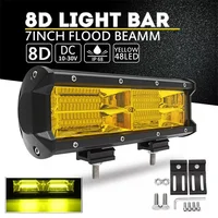 144W LED Double Row Work Light Bar Spotlight SUV Car Truck Off-Road Universal High Quality Car Light Accessories