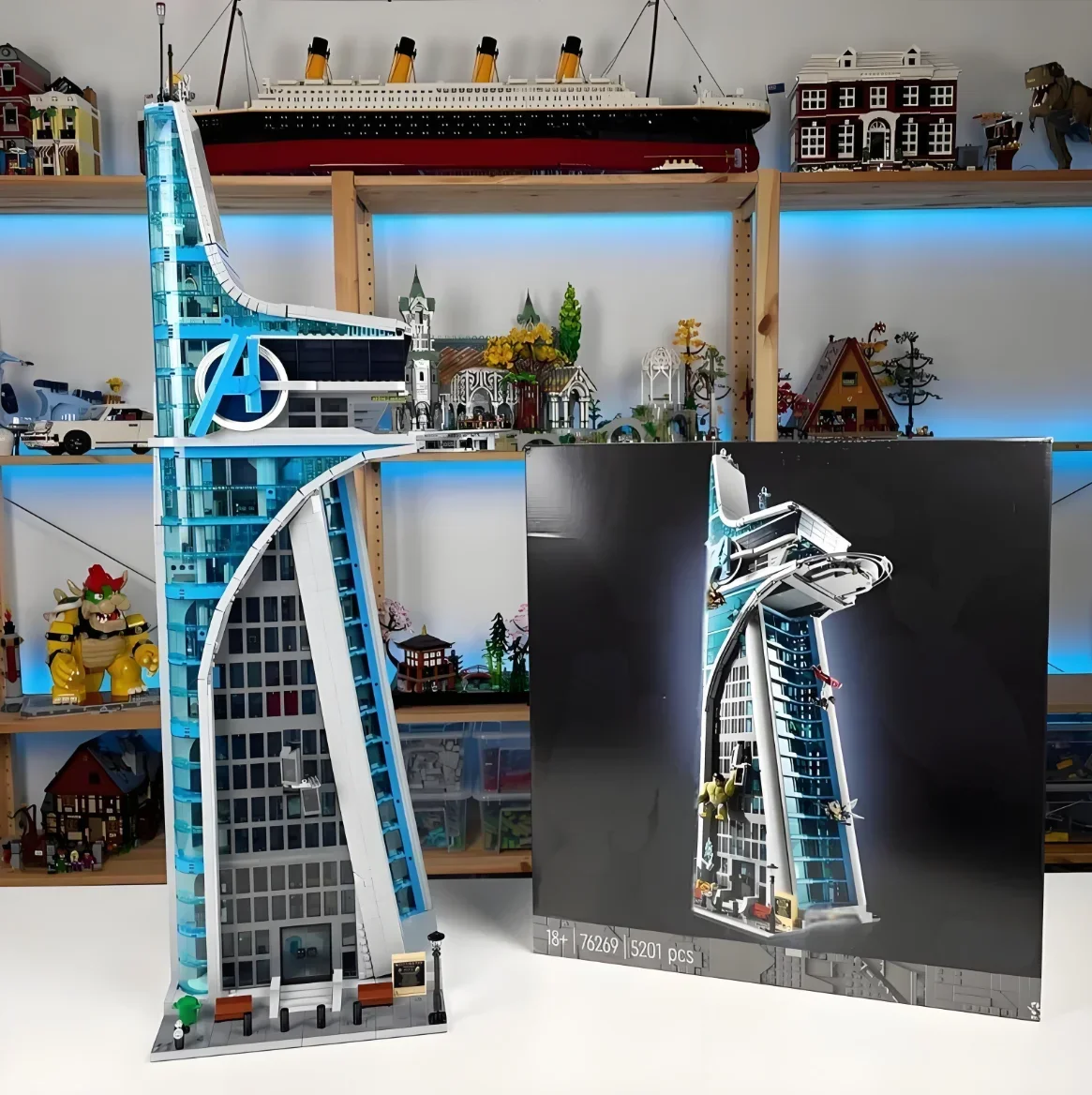 В наличии 5201 шт. сборка фильма архитектурный конструктор Moc 76269 строительные