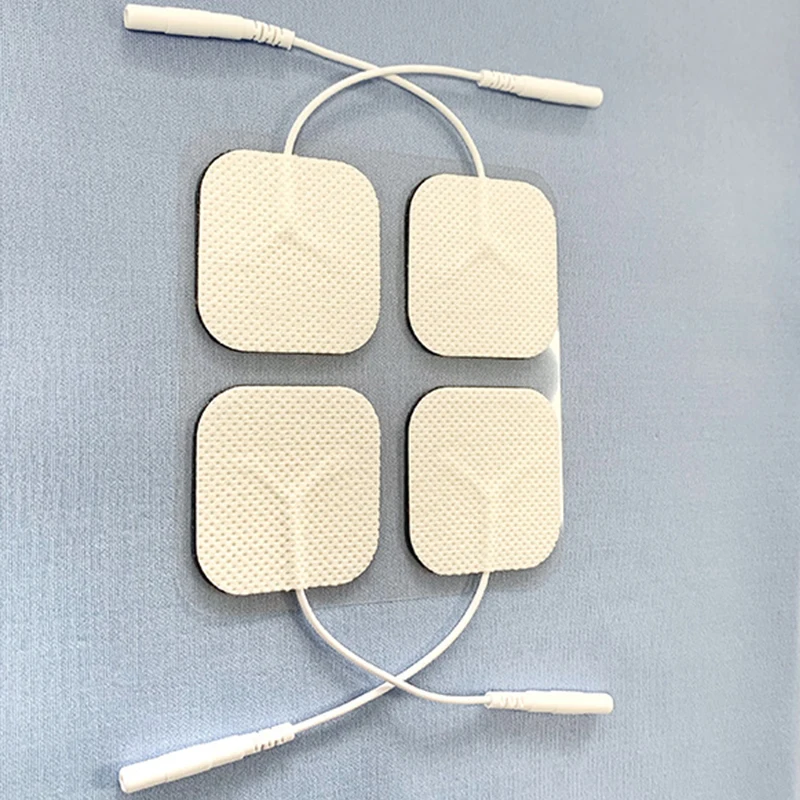 

4PCS 5*5CM Electrode Massage Self-Adhesive Chest Muscle Patch Non-Woven Patch