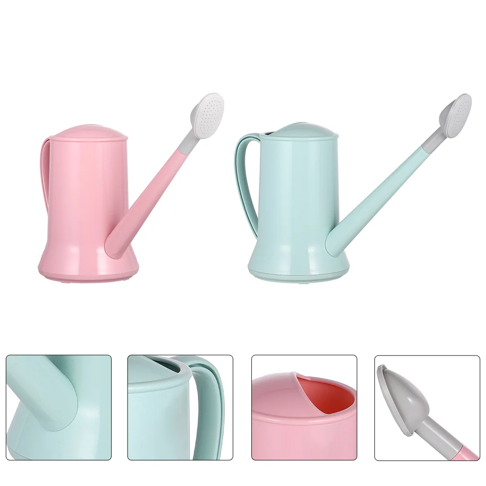 

2pcs Garden Watering Pot Plastic Watering Pot Thicken Watering Flowers Tools