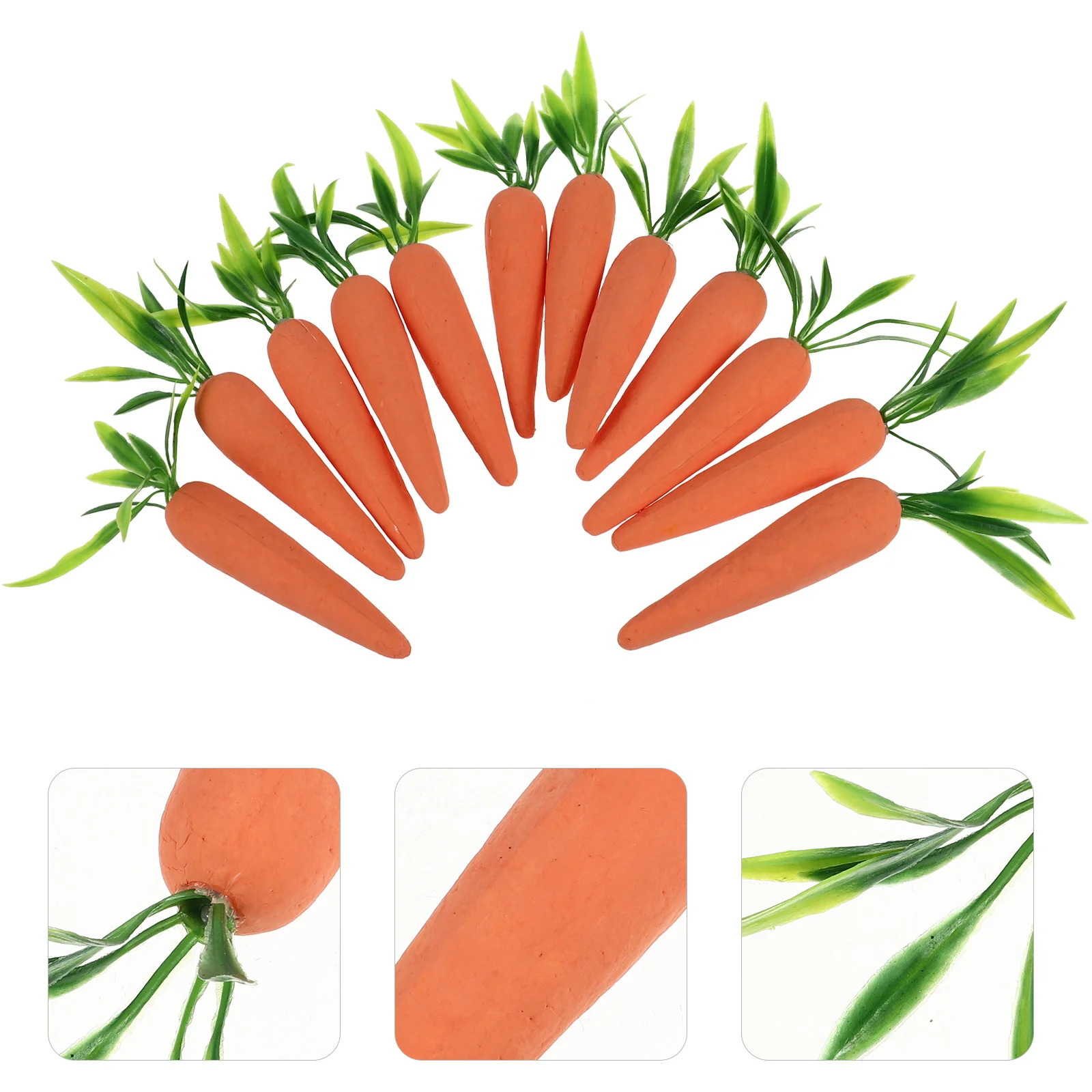 

12pcs Carrots Simulation Carrots Easter Fake Carrot Simulation Easter Carrot Artificial Carrots for Crafts