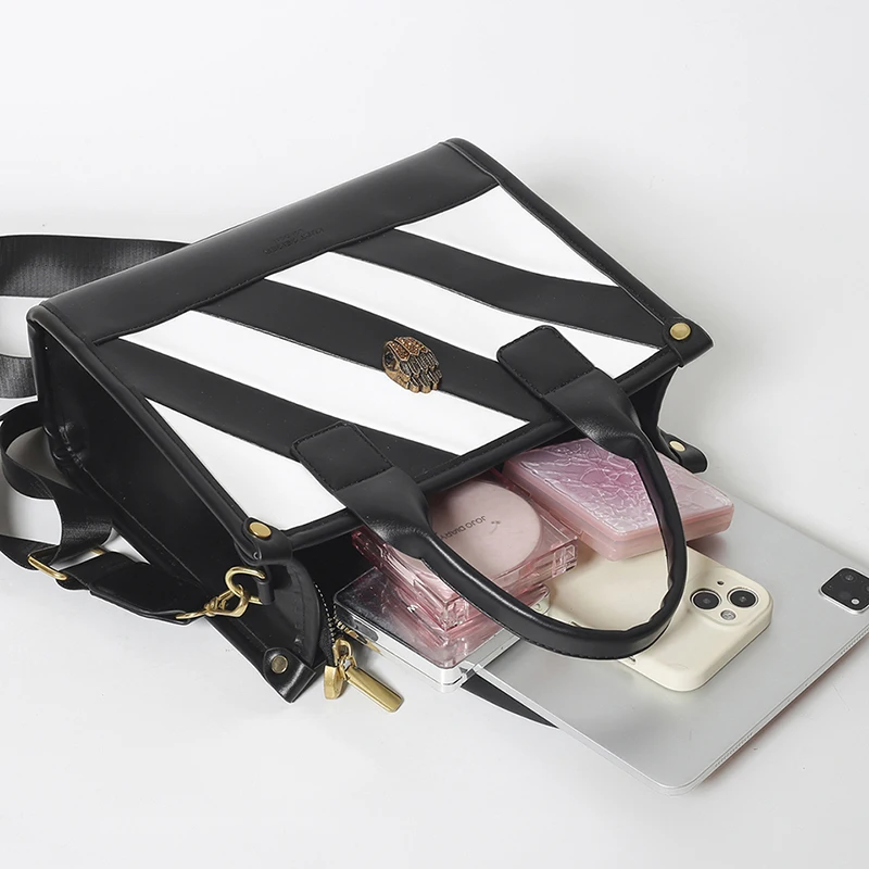 KURT GEIGER LONDON модная сумка 2024 роскошные дизайнерские сумки-тоут в полоску большая