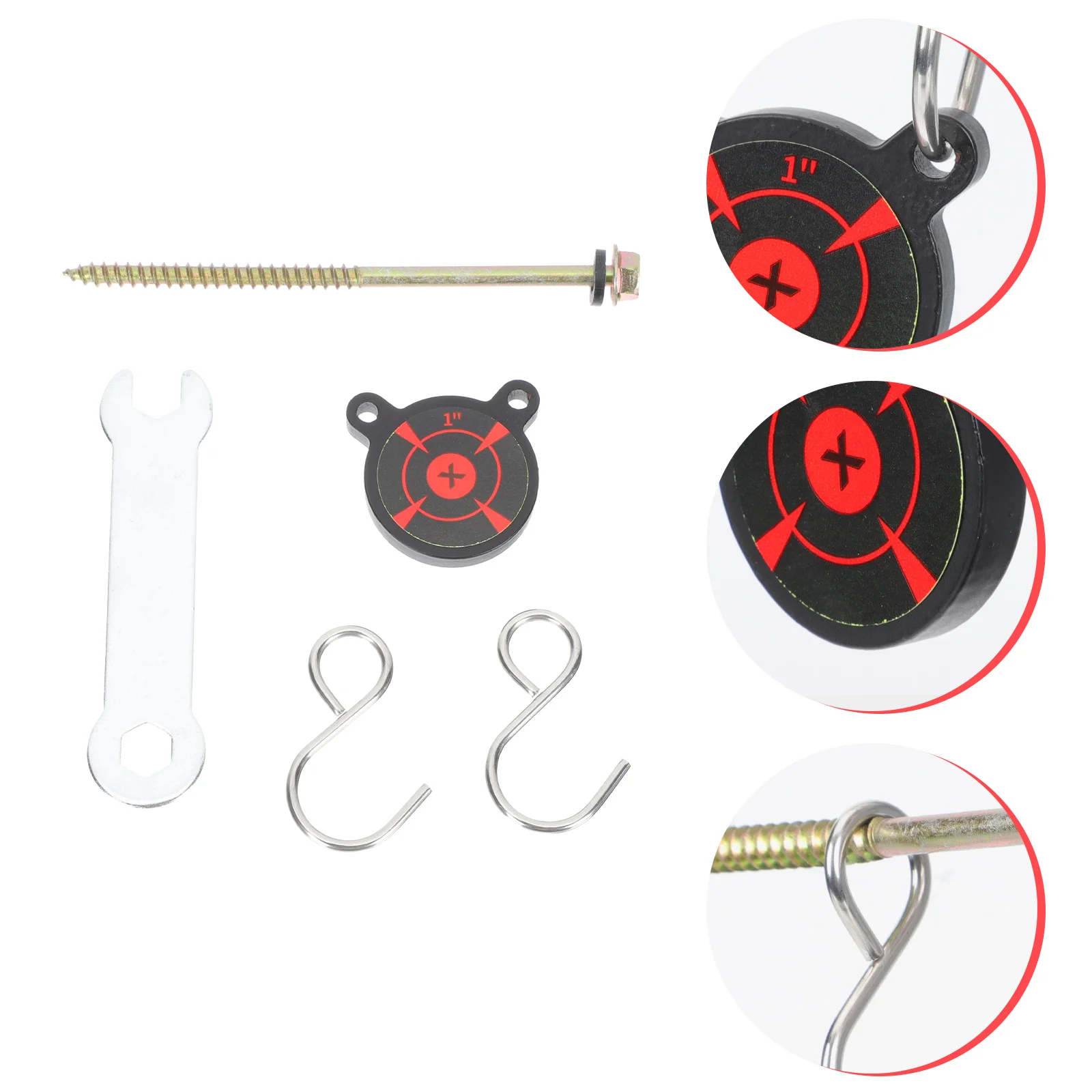 

1pc Range Train Target Tree Mounted Target Portable Alloy Target for Outdoor Home