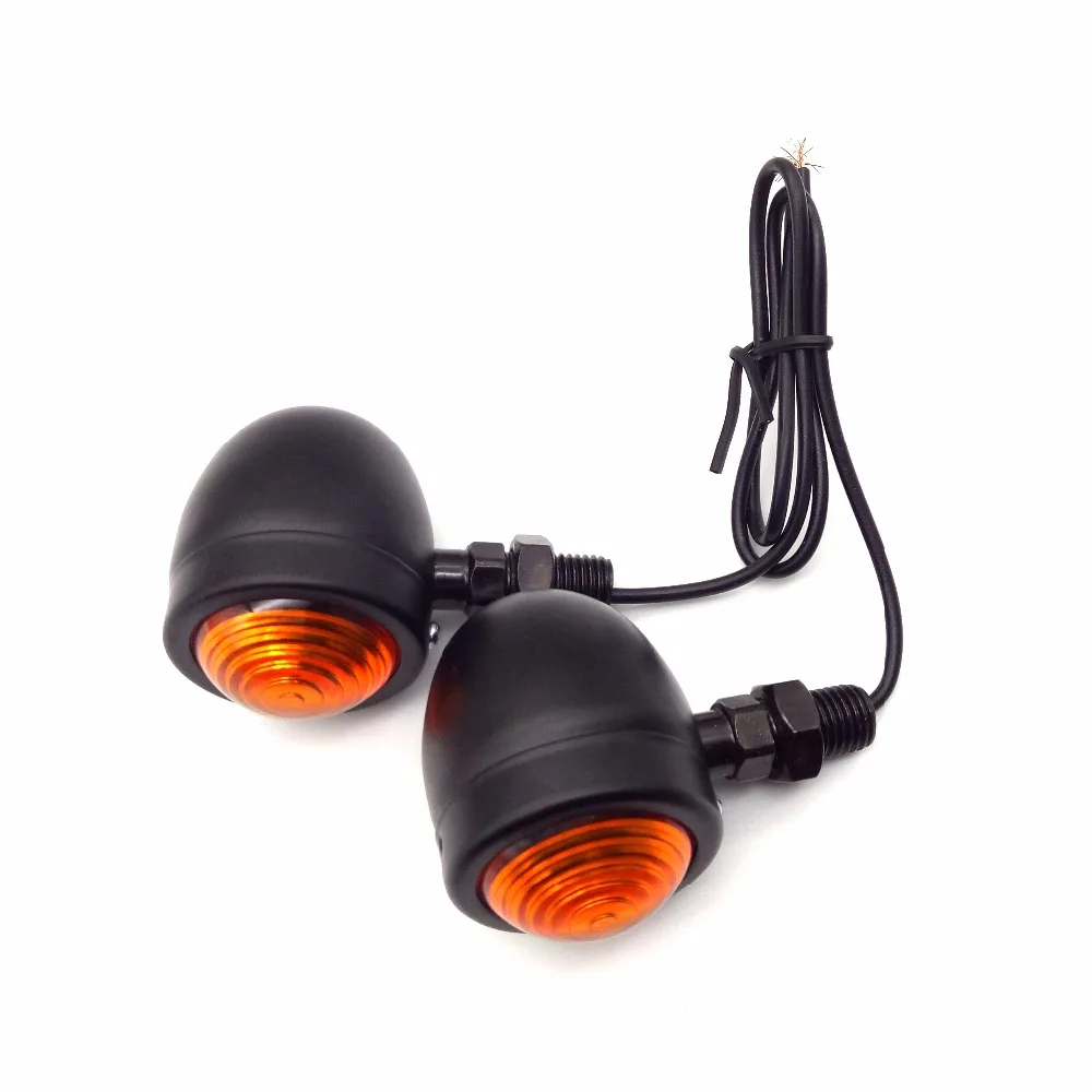 Модный 4х мотоциклетный Черный световой индикатор мигалка Чоппер Bobber Oldschool Cafe Racer