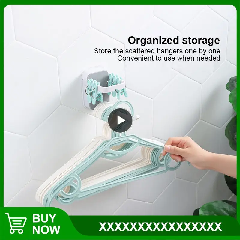 

20.3x7.5x11.9cm Cartoon Animal Storage Rack For Clothes No Hole Holder Clip Bathroom Organizer Hanging Home Kitchen Accessories