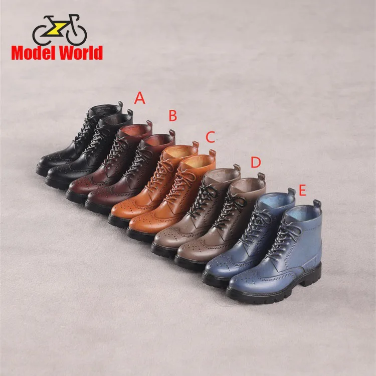 

Мужская кожаная обувь RED WING SK009 в стиле ретро, с высоким верхом, для 12-дюймовых экшн-фигурок, мужское тело