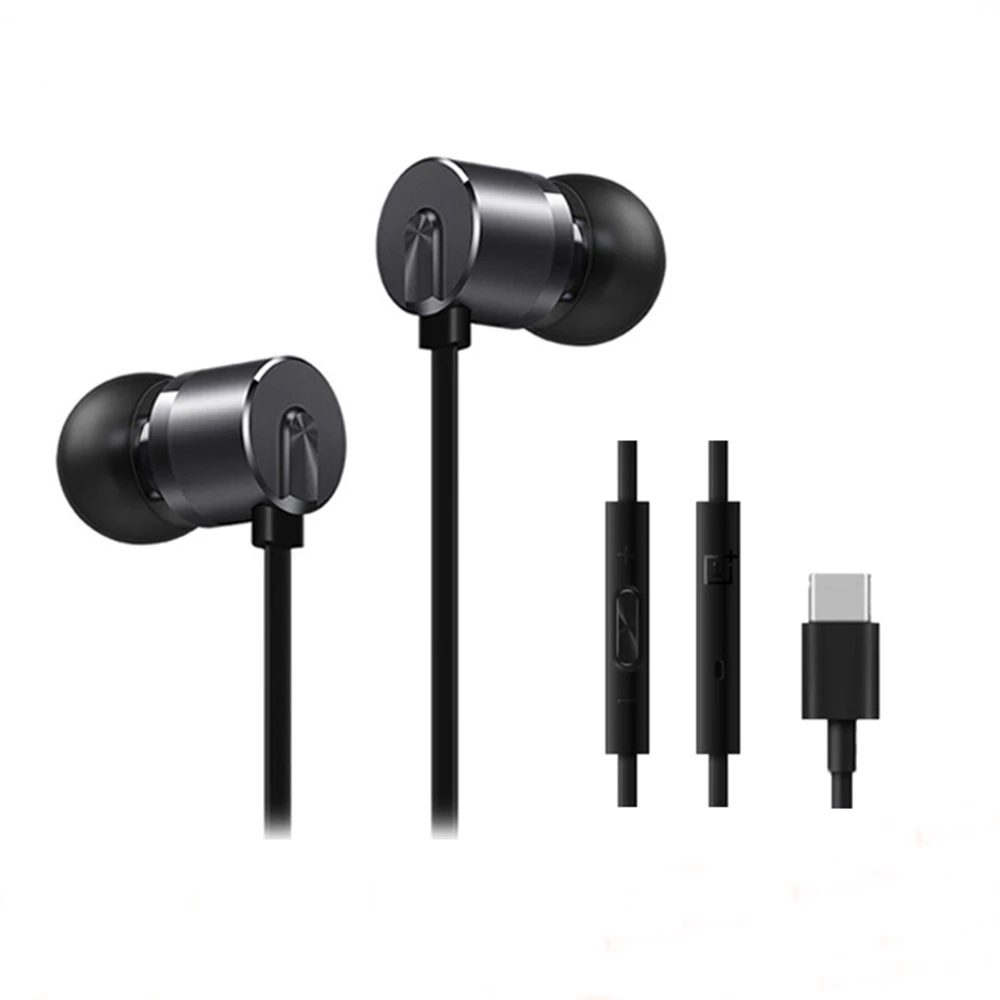 

For OnePlus Bullets 2T Earphones One Plus 10T 10 9 8 Pro Type-C In-Ear Headset With Remote Mic 1.15M Wired For 1+ 9R ACE 8T 9RT