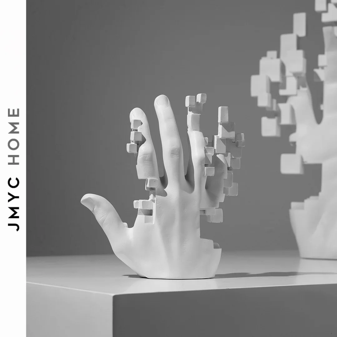 

Домашняя фотография, креативный подарок, мозаика, скульптура ладони, абстрактные руки, персонажи, художественная статуэтка, Статуэтка из смолы, ремесло, европейский стиль