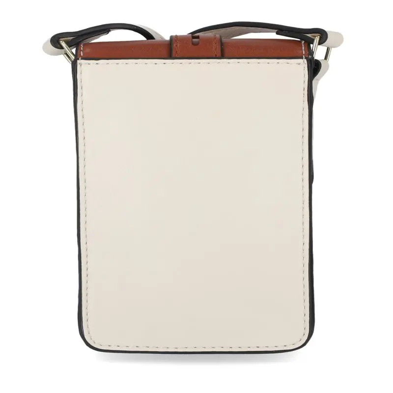 Women's Clara Wallet on a String with Tag Along Vinyl Brown