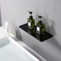 Waterfall Sink Faucet Shelf Basin Water Mixer Tap Quality Black Wall Mounted Brass Elegant Life Decoration Bathroom Hotel