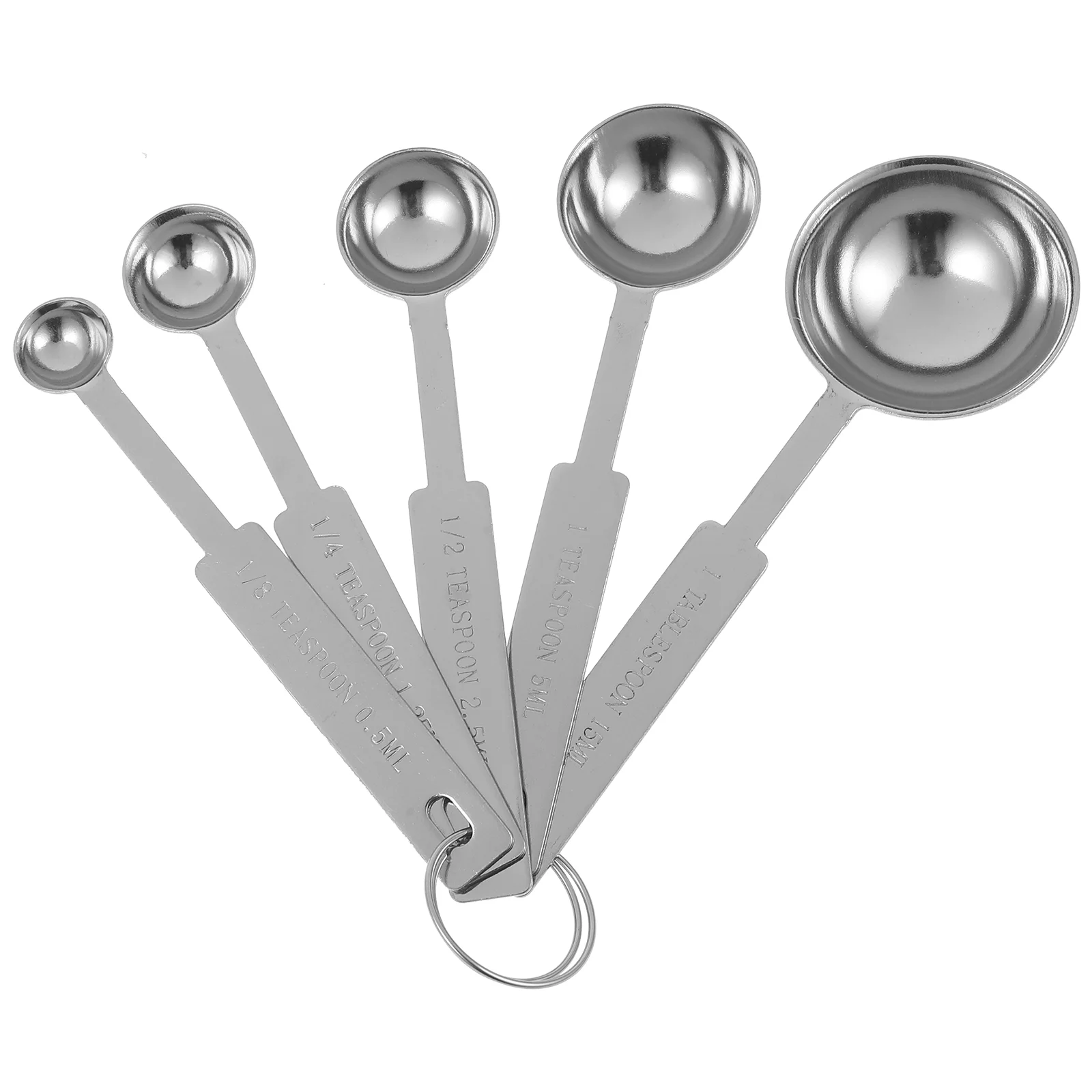 5 шт. градуированная мерная ложка столовая мерные металлические чашки ложки