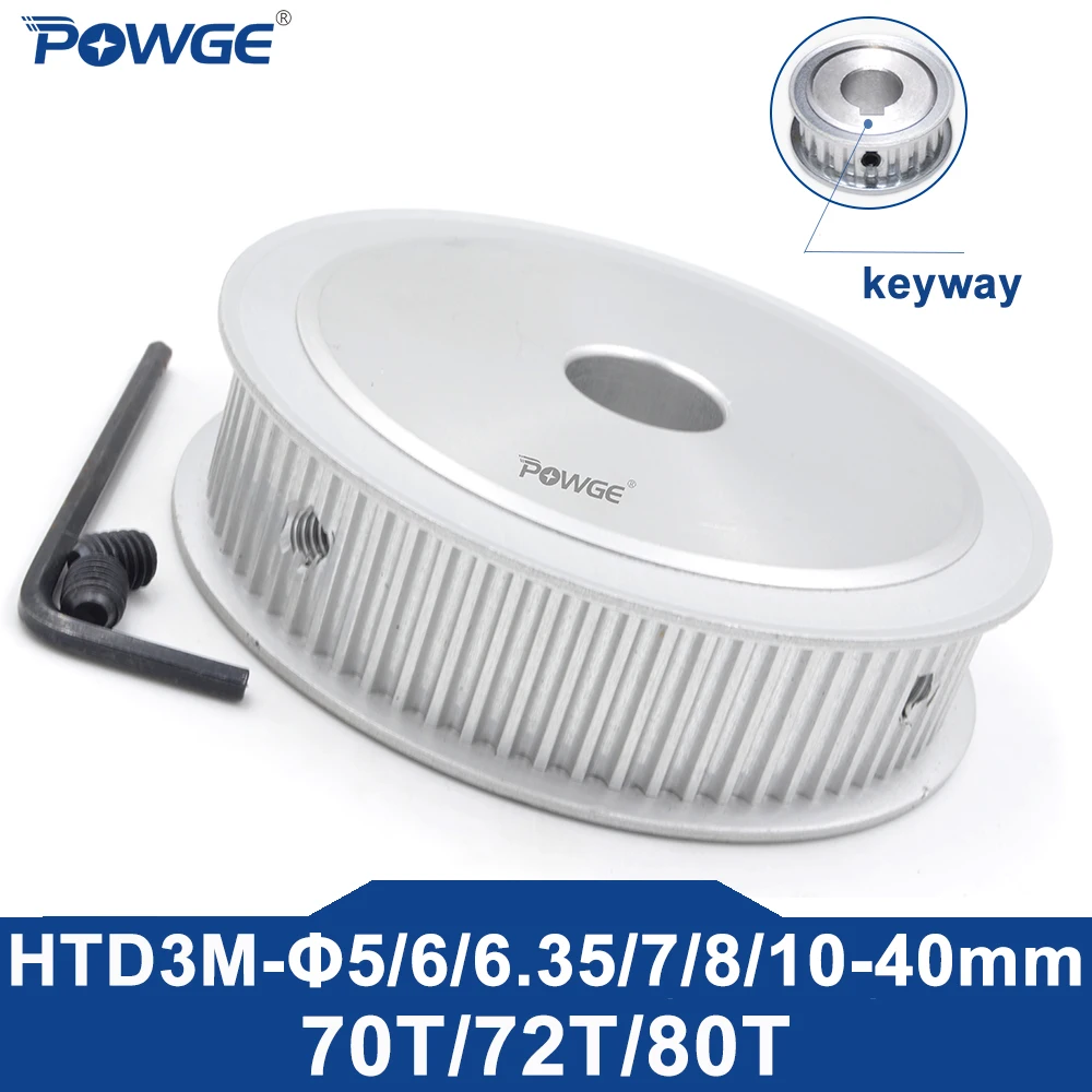 

POWGE Шкив HTD 3M 72 зубов