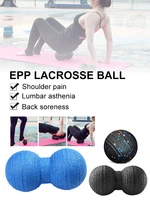 epp lacrosse ball peanut massage ball fatigue pain relief yoga roller deep tissue massage body fascia roller gym fitness