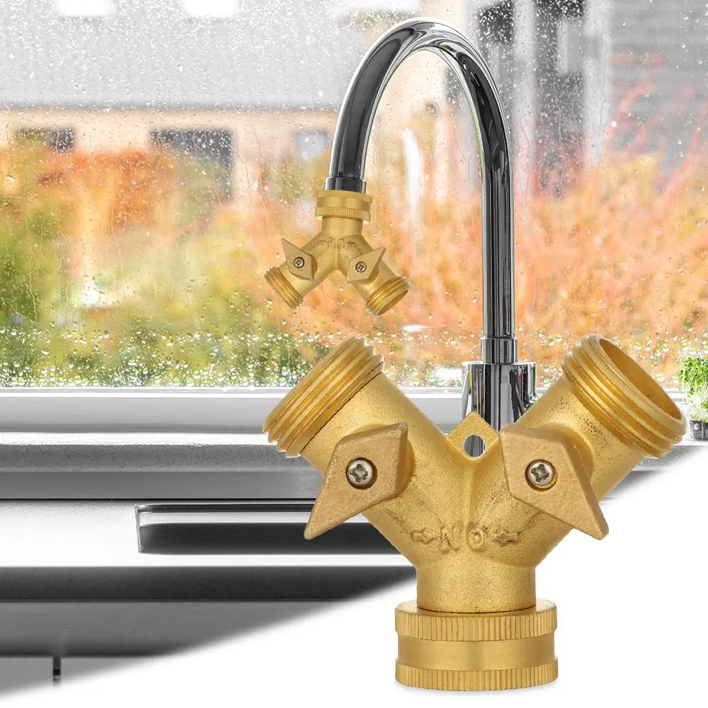 

Латунный шланг, садовый кран, Y-образные водяные соединители, быстрый соединитель, адаптер, трубный клапан, сплиттер