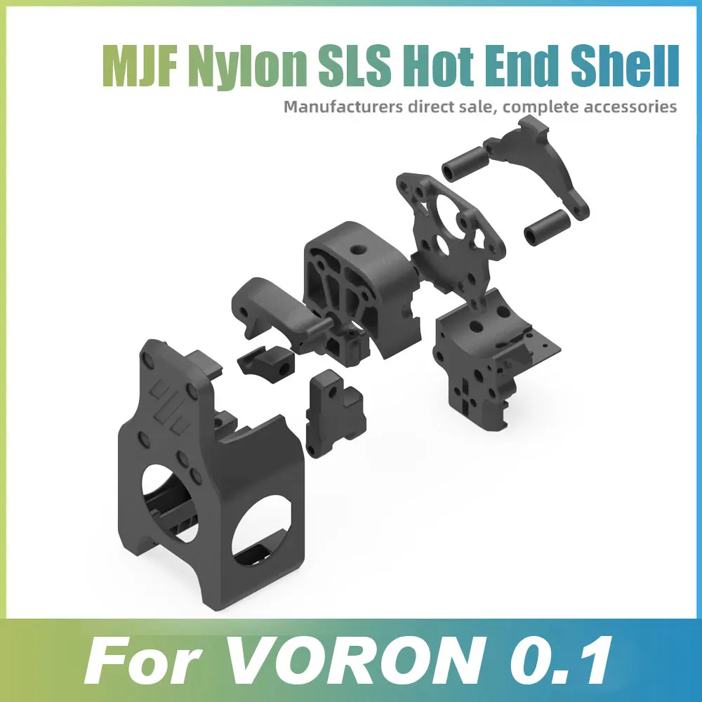 

MJF Nylon SLS Hot End Shell 3D Printer High Temperature Extruder Hotend Shell for VORON 0.1 3D Printer Accessories