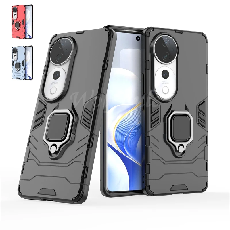 Чехол-бампер для телефона Vivo V40 противоударный Магнитный чехол с