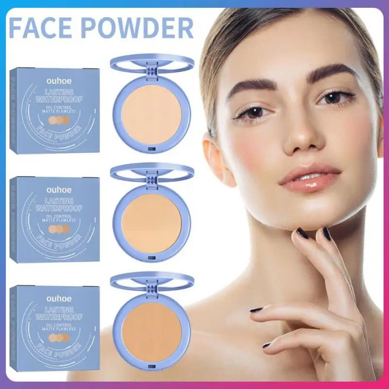 

Makeup Compact Powder Oil-Control Face Cosmetics Powder Matte Setting Pressed Powder Pores Invisible Mate Natural Maquillaje