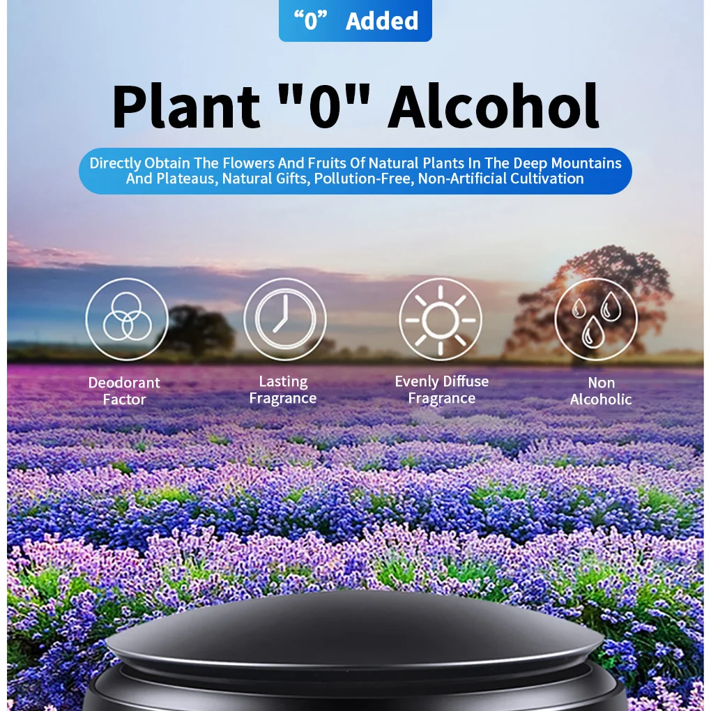 

Air Freshener Replacement Tablets 60 Days Long-lasting Vehicle Portable Essential Oil Aroma Diffuser Refills Lavender