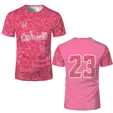 Мужская футболка с 3D принтом палестинского флага