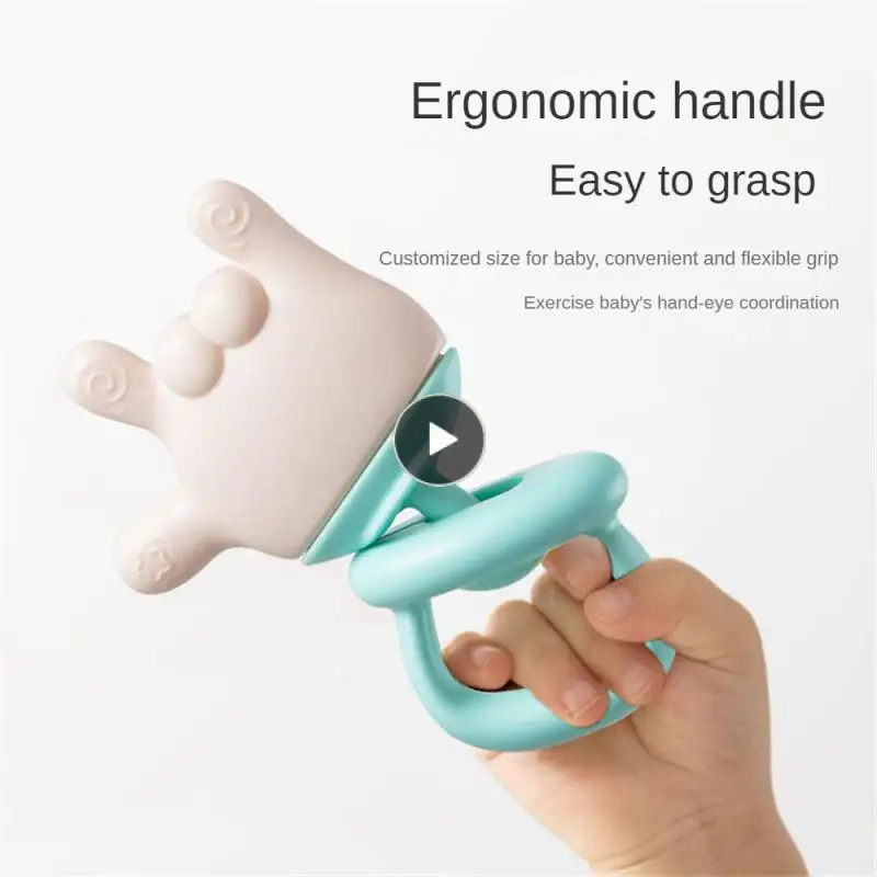 

Appease Hand-eye Coordination Relieve Anxiety Rattle The Bell Infant 360° Protection Anti-eating Hand Gesture Teether Growing Up