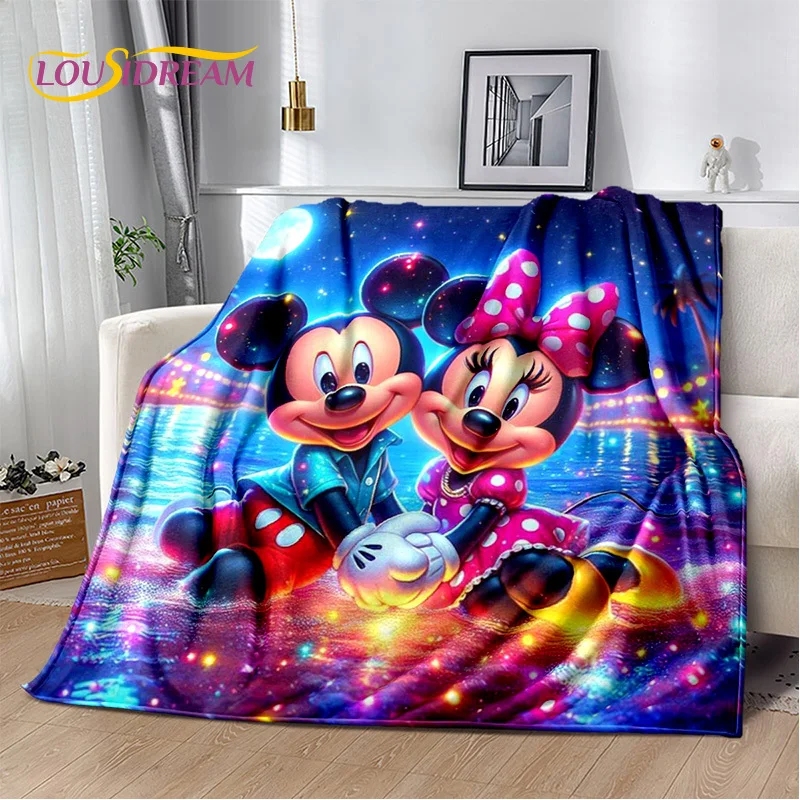 Мягкое фланелевое одеяло с героями мультфильмов