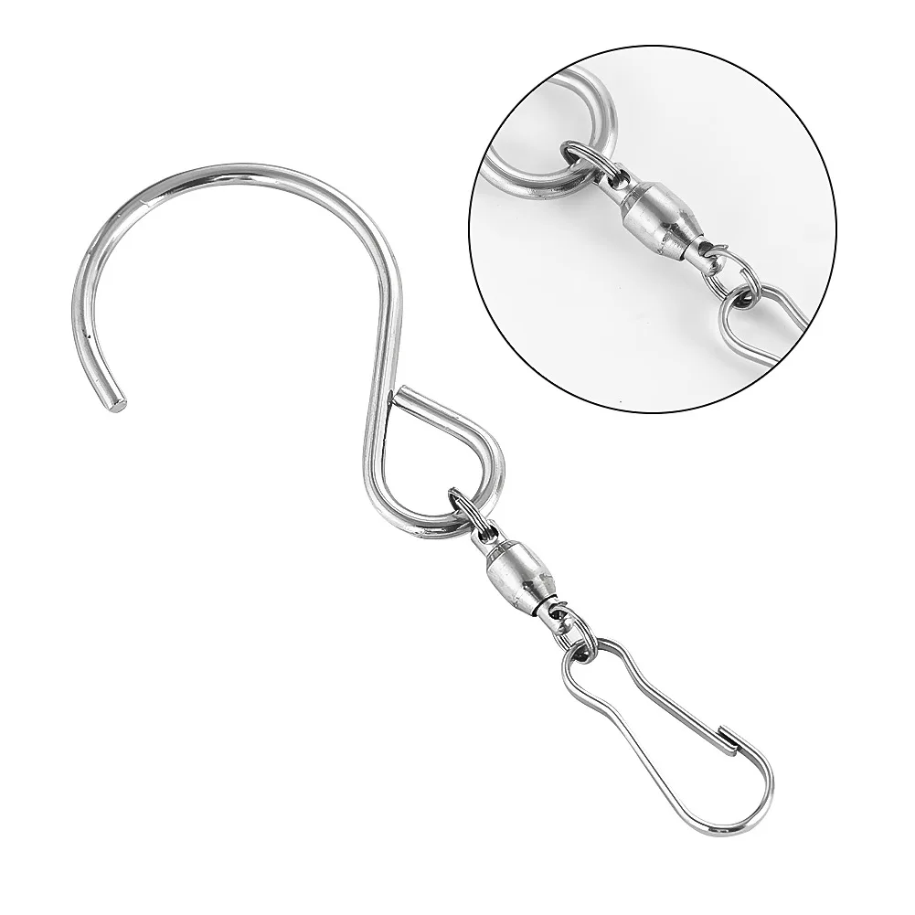 Camal 5 шт. S-образные крючки поворотный на 360 градусов крючок из нержавеющей стали