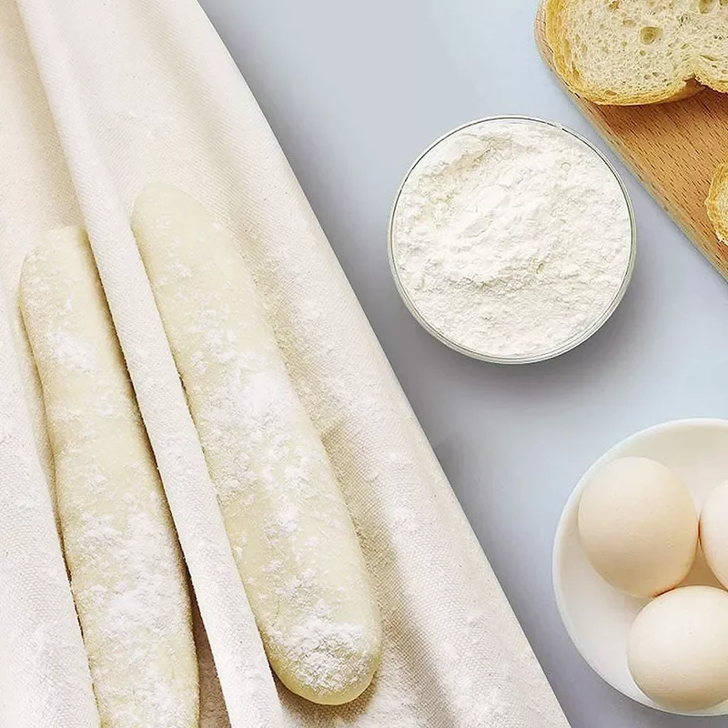 

Professional Bakers Dough Couche - 100% Pure Cotton Pastry Proofing Cloth for Baking French Bread Baguettes Loafs