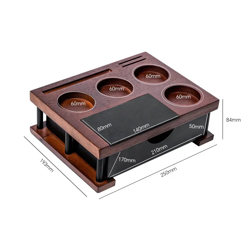 

Деревянная подставка для тампера кофе 51-58 мм