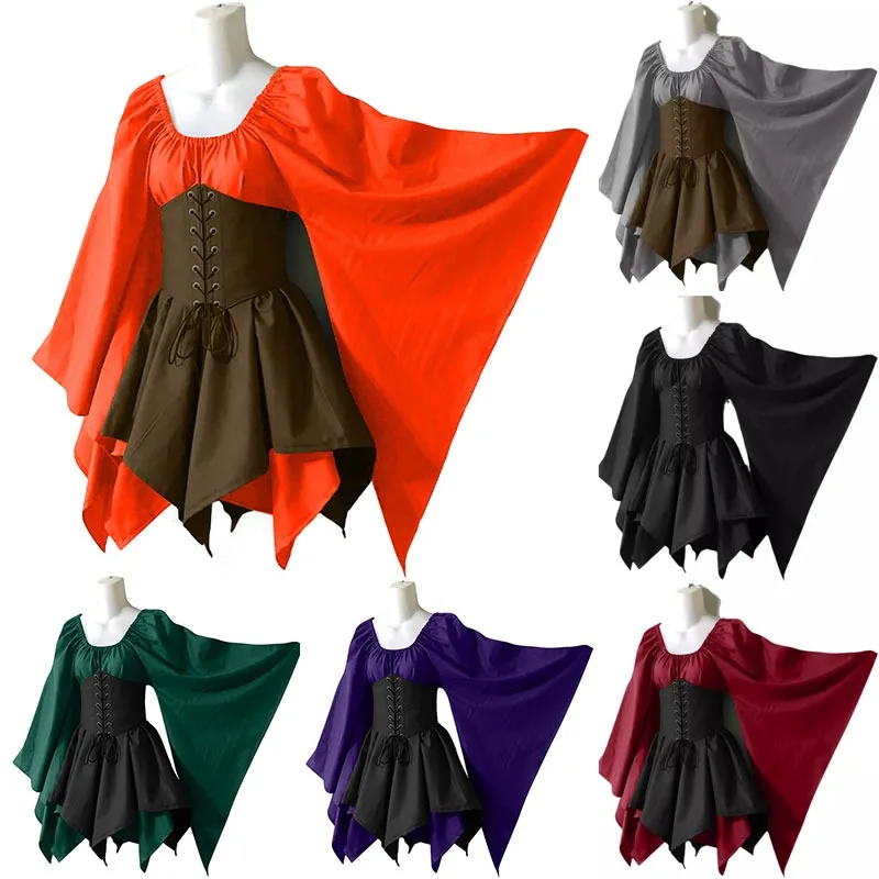 Хэллоуин косплей дворец Виктория средневековый винтажный костюм феи эльфа