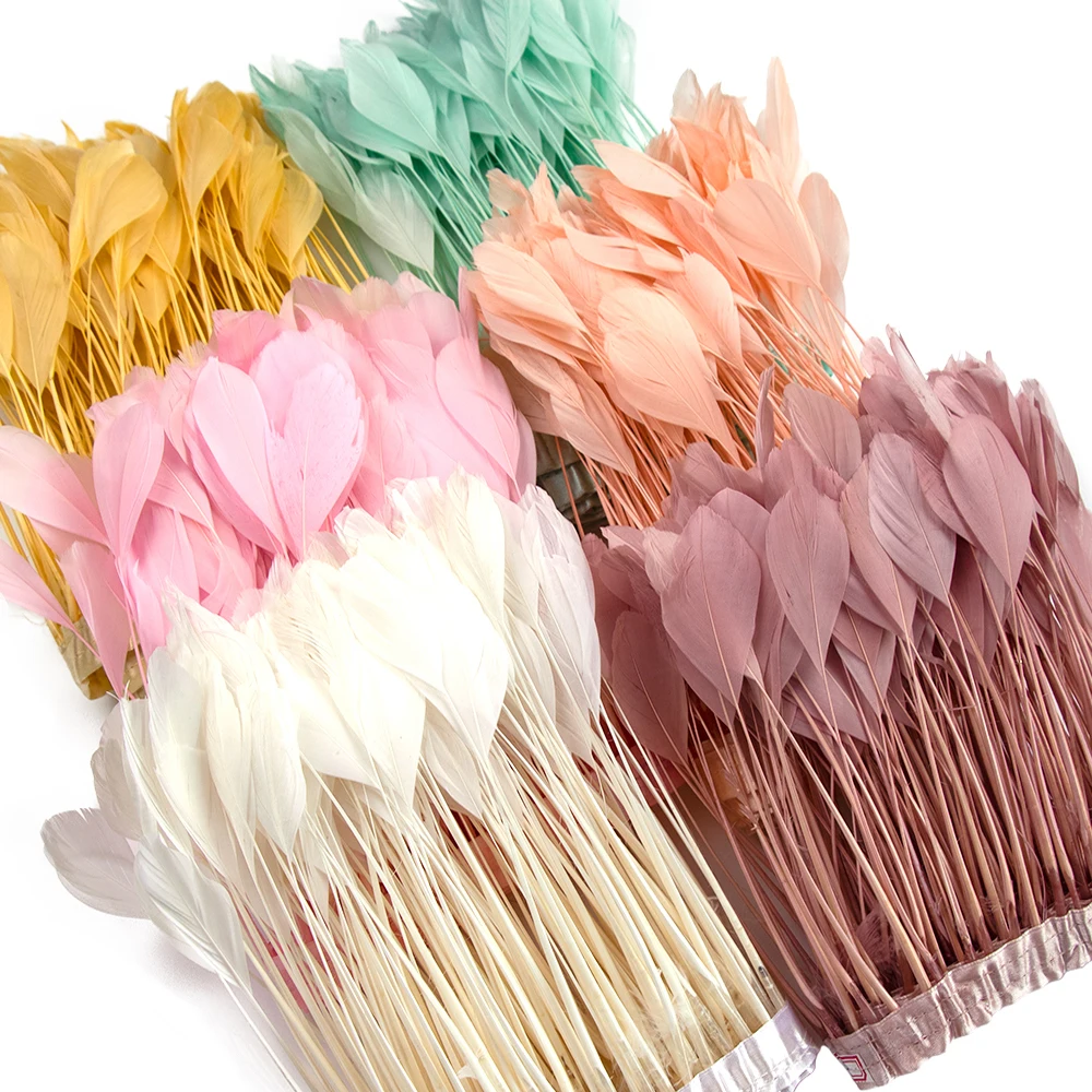 

2 метра белые гусиные перья отделка бахрома 15-20 см лента из натурального пера для свадебной одежды украшения ремесла Plumas аксессуары