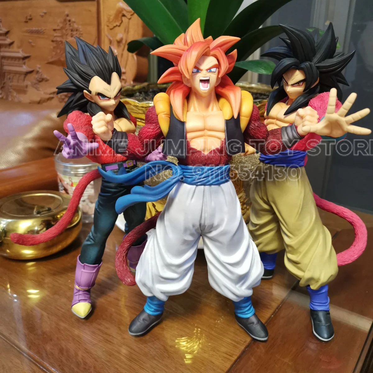 

25cm Dragon Ball GT Super Saiyan 4 Figure DBZ SSJ4 Gogeta Vegeta Son Goku Anime Figurine PVC Statue Doll Model Toys Gift Childre