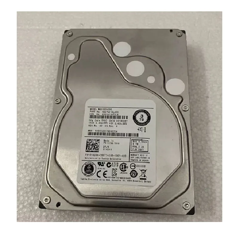 

100% новый в коробке 3 года гарантии 3T SAS 3,5 дюйма 3 ТБ 64 м MG03SCA300 требуется больше фото под углом, пожалуйста, свяжитесь со мной