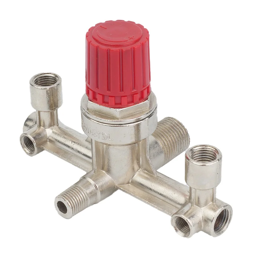 

Tool Air Compressor Easy To Install Easy To Use New Practical Regulator Valve Switch Pressure Alloy Outlet Tube