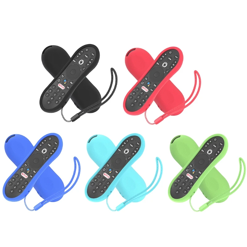 Для TiVo Stream 4K Противоударный держатель дистанционного чехла с защитой от потери