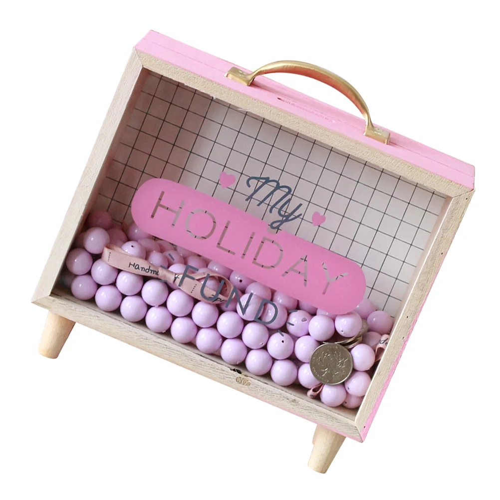 

Transparent Pot Fund Box Decorative Box Office Desk Organizer Storage Jar Storage Jar