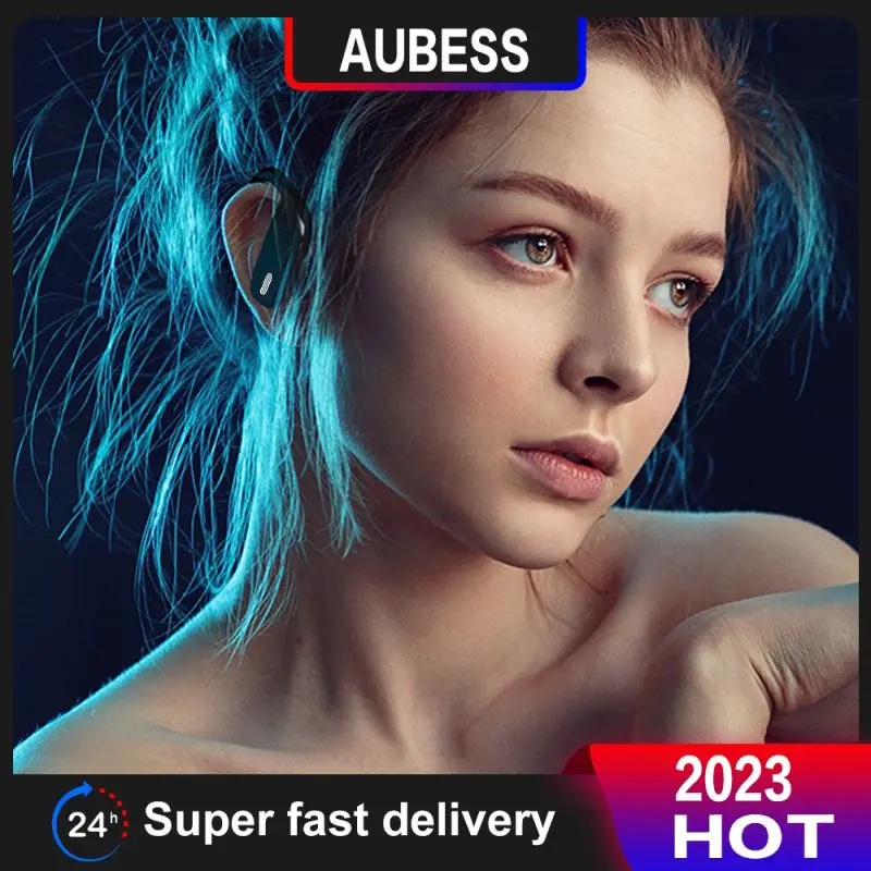 

Беспроводные спортивные наушники-вкладыши, музыкальная гарнитура со светодиодным индикатором мощности, гарнитура T17, стерео 9d, шумоподавле...