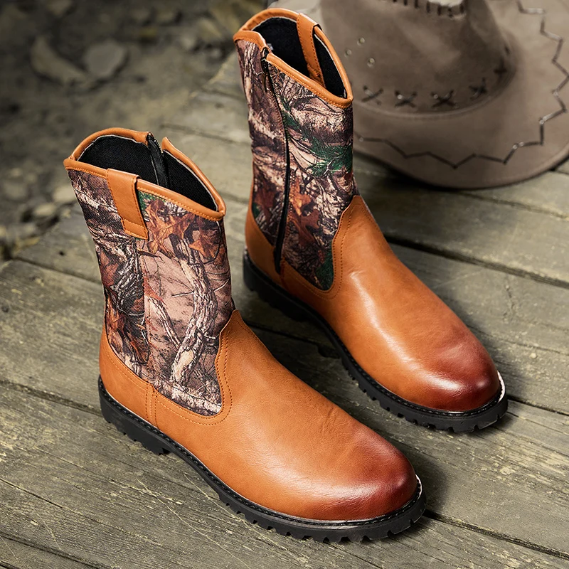 Размер 38-46 модные мужские джинсовые ботинки повседневные деловые удобные Челси