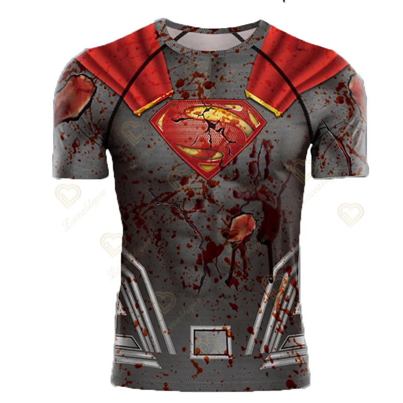 

New Summer Graphic Tees Men 3D Printed Compression Mans T-Shirt Cosplay Costume Brand Short Sleeve Shirt Tops Tees