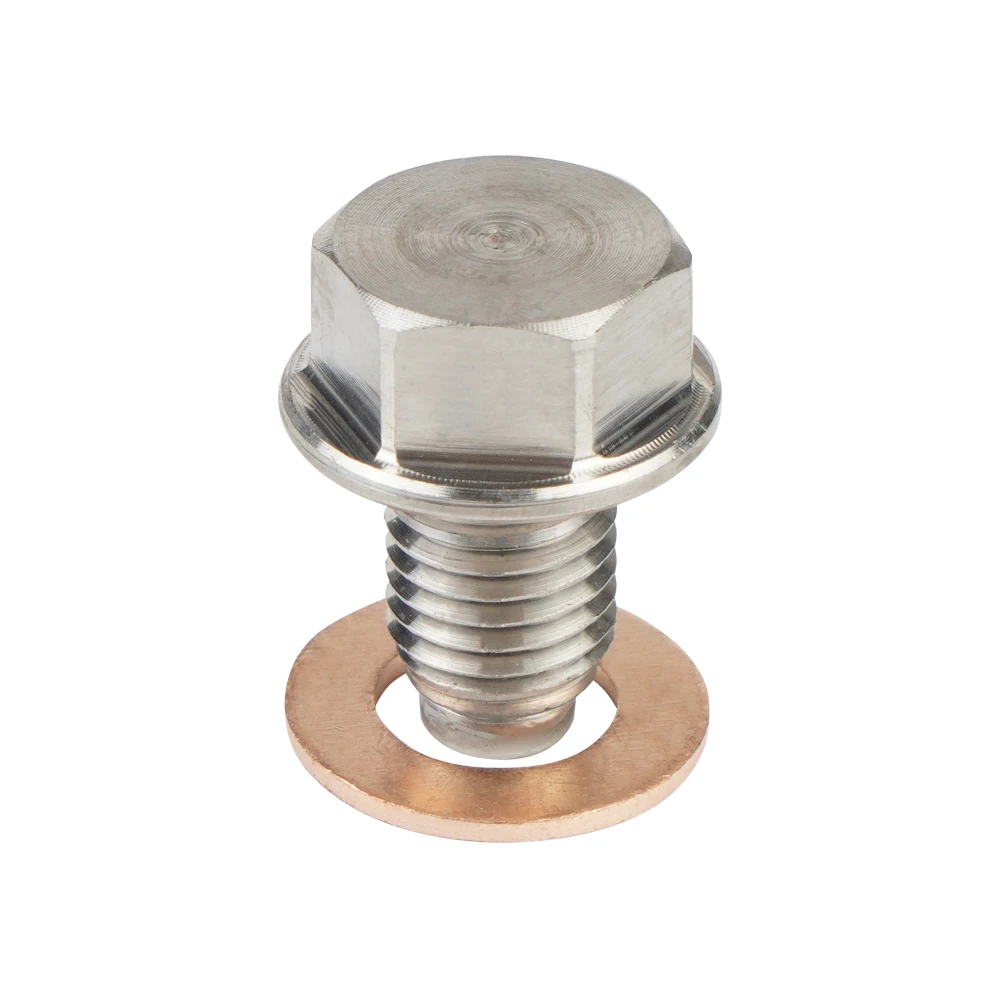 

M12x1,25/1,5/1,75 M14x1,5 M16x1,5 M18x1,5 Магнитная пробка для слива масла из нержавеющей стали, гайка поддона для слива масла, автозапчасти, автомобильные аксессуары