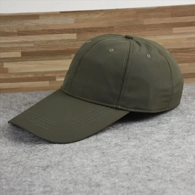 

Fabric Lengthened Brim 11cm Baseball Cap Big Head Circumference Summer Sun Visor Men's Travel Sun Visor Cap