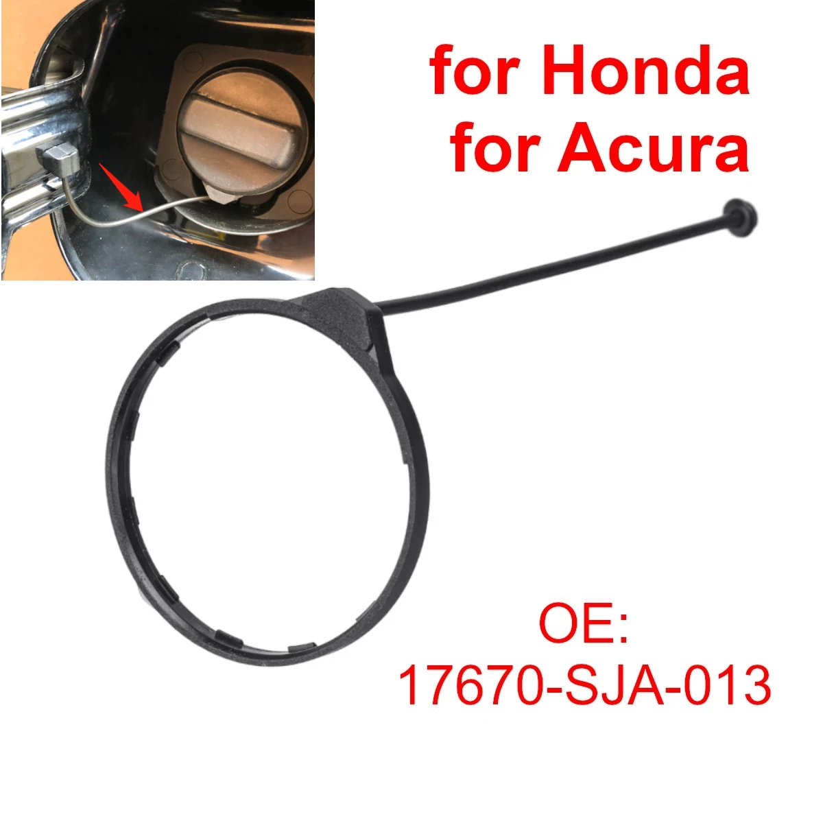 

Крышка для автомобильного бензинового дизельного топлива, топливного бака, веревочная линия с кольцом 17670SJA01 для Honda Civic CRV Accord Jazz City Odyssey для ...