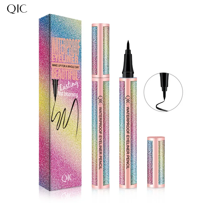 

QIC Starry Sky Waterproof Eyeliner Cool Black Beginner Quick-drying Liquid Eye Liner Beauty Makeup Delineador De Ojos DC08